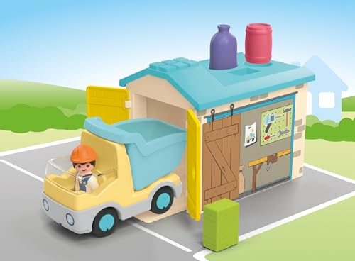 PLAYMOBIL LKW mit Sortiergarage – Ansicht 3