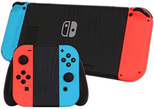[skinfact] Console Skins Charcoal Wood for Nintendo Switch Console JapanMade Quality Premium Textured Decal wrap Skins