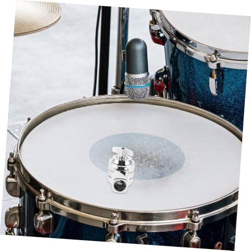 Vaguelly Cymbal Base Clamp Holder para drum rack, conector duradero de metal diseñado para crash cymbals e instrumentos de percusión miniatura 6