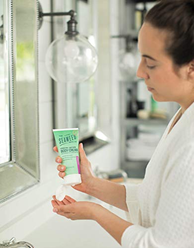 The-Seaweed-Bath-Co-Body-Cream-Lavender-Ivory-6-Ounce-800-060-BCLA Seaweed Bath Co. Hydrate Body Cream, Lavender Scent, 6 Ounce, Nourishing Hand & Body Lotion Moisturizer for Dry Skin, with Sustainably Harvested Seaweed, Kukui Oil, Hyaluronic Acid, Shea Butter