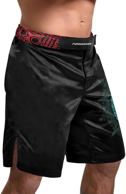 Aztec MMA Shorts – Men’s Fight Shorts for Cage Fight Muay Thai Jiu-Jitsu BJJ Boxing Grappling