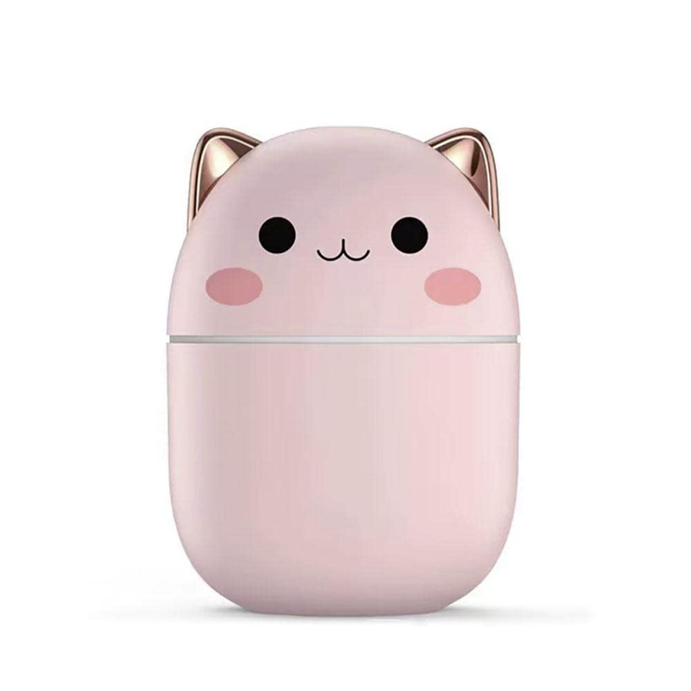 Amazon | 加湿器 猫 ネコ ピンク CAT 乾燥対策 アロマ ディフューザー