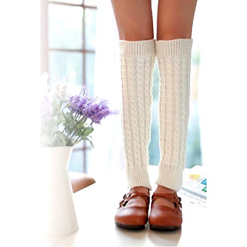 Peony Man Leg Warmers Women'S Fashion Knitted Crochet Long Boot Socks thumb #6
