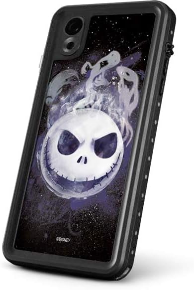 Skinit Waterproof Phone Case Compatible with iPhone XR - Officially Licensed Disney The Nightmare Before Christmas Jack Skellington Face Art Design