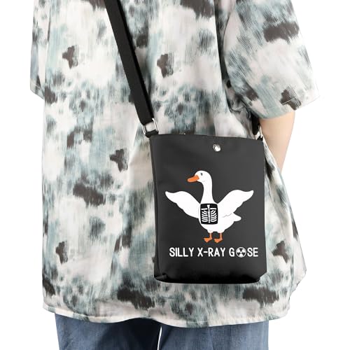 WCGXKO Silly X-Ray Goose Crossbody Bag X-Ray Technologist Gift X-Ray Tech Radiology Tech Work Gift3