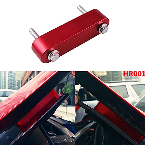 Hood Riser,Aluminiumlegierung Hood Spacer Riser Hood Vent Spacer Riser Kit Motorhaube Lüftung Spacer Riser Eloxierter Hood Spacer