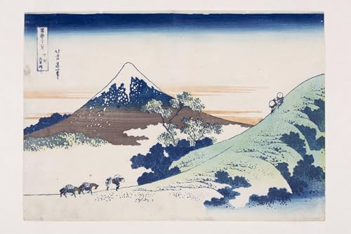Póster de Hokusai Inume pass de 60x90cm para decorar paredes