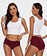 KEECOW Periodenunterschwäsche Starke Blutung Hohe Taille Periodenslip Atmungsaktiv Menstruationsunterwäsche Damen 3er Pack (DE/NL/SE/PL, Alphanumerisch, 3XL, Regular, Regular, Mehrfarbig 01)
