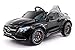 Moderno Kids Mercedes C63S 12V Power Children Ride-On Car with R/C Parental Remote + EVA Foam Rubber Wheels + Leather Seat + MP3 USB Music Player + LED Lights (Black)