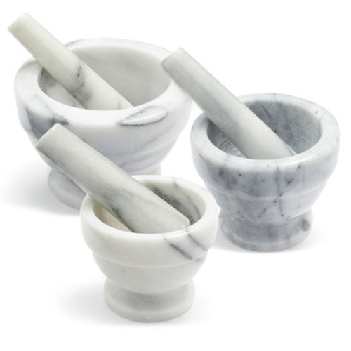 Sur La Table Morteros y mazo de mármol blanco H10757WH13 5