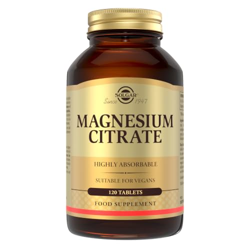 Solgar Citrato de Magnesio 200 mg Alta Absorción | 120 Comprimidos