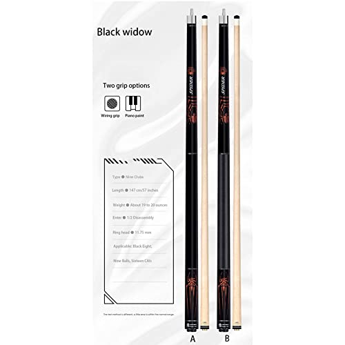 Pool Stick 58 pulgadas Serie 2 piezas con estuche miniatura 7