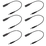 Tip Adapter Cable for Dell Dongle Old to New 7.4mm to 4.5mm Smart Tip Connector Converter DC Cord for Dell Inspiron 11 13 14 15 17 3000 5000 7000 D5g6m 0d5g6m M3800 XPS 12 13 14 130w Max- 6Pack