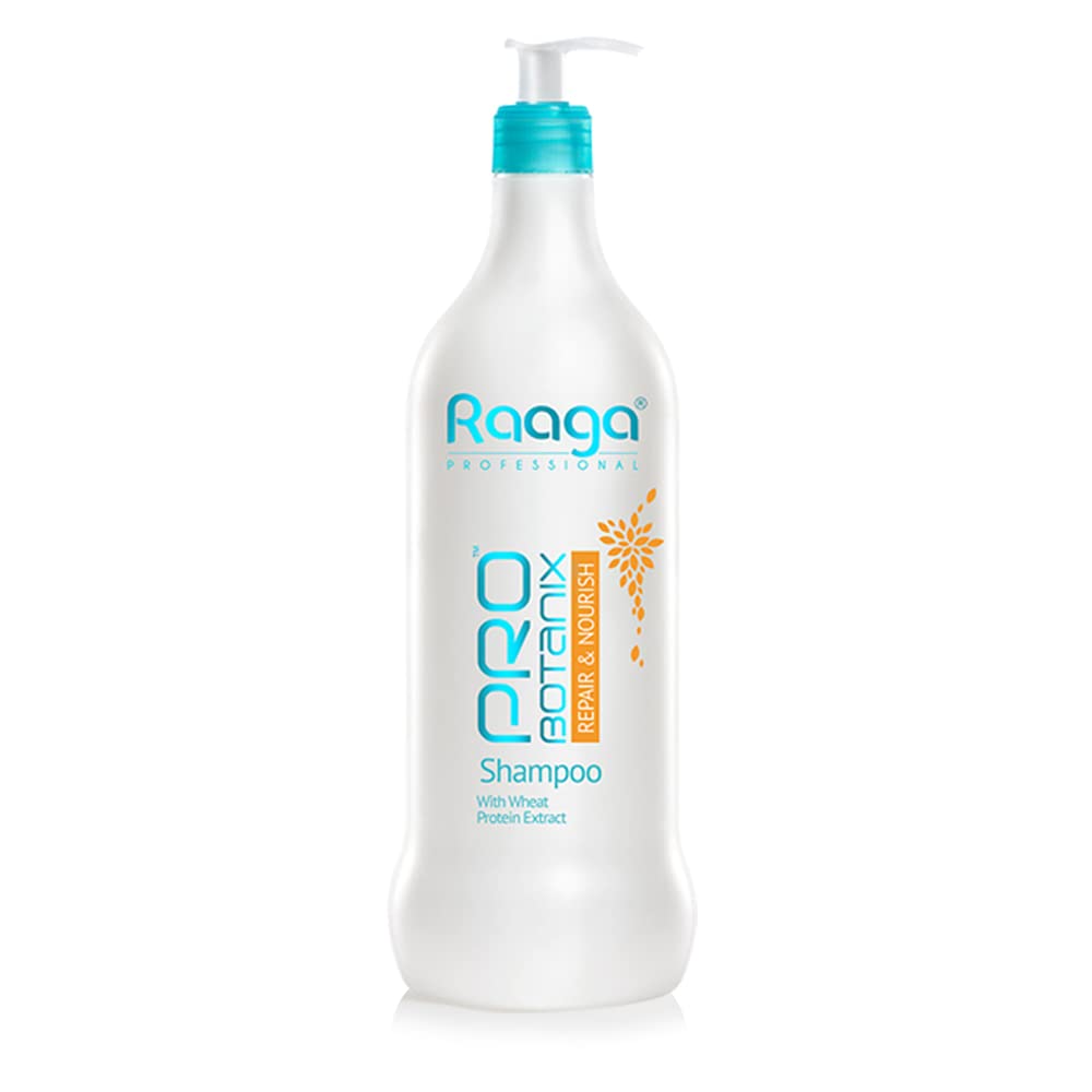Raaga Professional Pro Botanix Repair and Nourish Shampoo with Wheat Protein | Repairs & Nourishes Dry and Damaged Hair | Suitable For Men & Women (1000 ml)-image-23