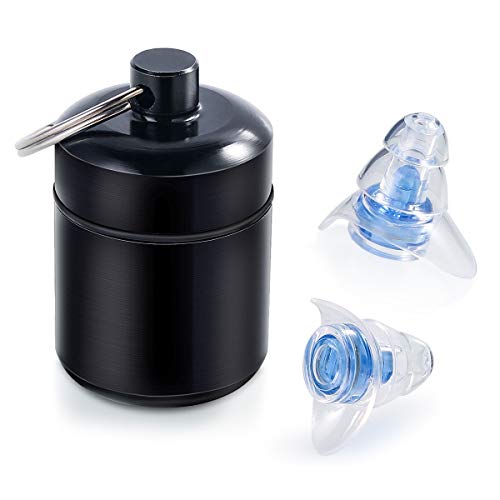 Nosii 2 Veces Tapones para los oídos con cancelación de Ruido conciertos de protección auditiva tapón para el oído para Dormir