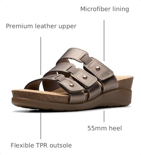 Image of Clarks womens Calenne Lily | Casual Sandals