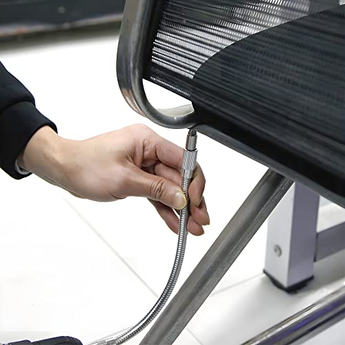 2 Pc Flexible Drill Bit Extension - 1/4" Magnetic Hex Soft Flexible Shaft Extension For Drill - 7.9" And 11.8" Quick Change Hex Shank Flex Drill Bit Extension For Furniture, Computer Chassis, Cabinets #TOP4