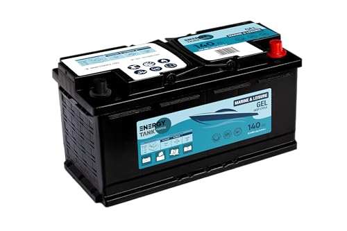 Energy Tank Bootbatterij, 12 V, gel, 100 Ah, 140 Ah, efficiënte 12 V accu, gel-accu, bootaccu 12 V, 12 V, mariene accu, 12 V, lange levensduur, motoraccu - Afbeelding 6