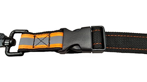 Line2Design Firefighter Glove Strap - Emergency Rescue Turnout Gear Heavy Duty Reflective Gloves Safety Leash - First Responders Emts Construction And Mechanics Adjustable Work Glove Holder - Orange #TOP1