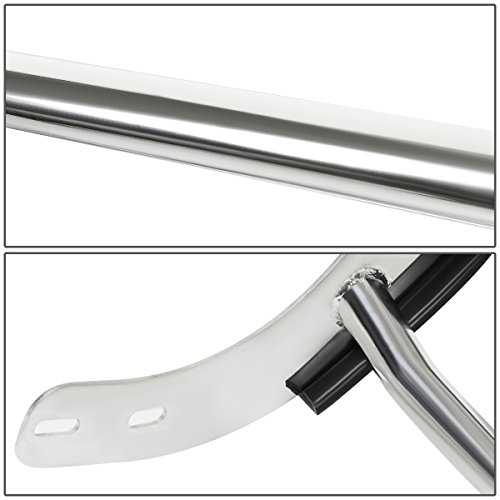 Image of DNA MOTORING GRILL-G-070-SS Stainless Steel Front Bumper Brush Grille Guard Compatible with 08-16 Sequoia