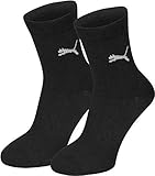 PUMA Kinder Kinder Socke separate tees 2P, schwarz (Black), Gr. 35-38