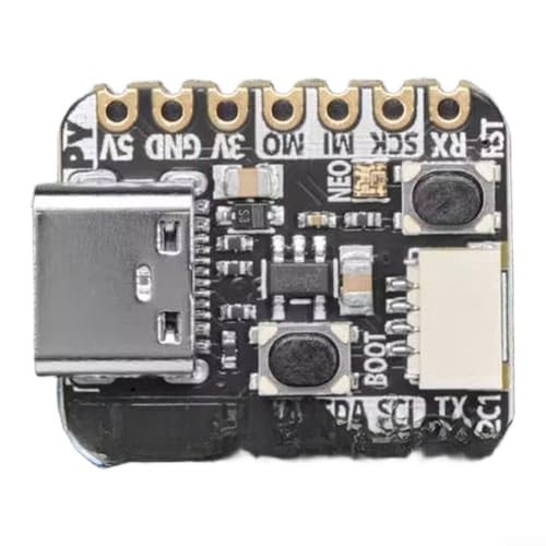 YobiLife RP2040 Entwicklungsplatine USB-C Powered with Dual-Core ARM Cortex-M0+, Stemma QT & I2C Connector for Embedded Systems Projects