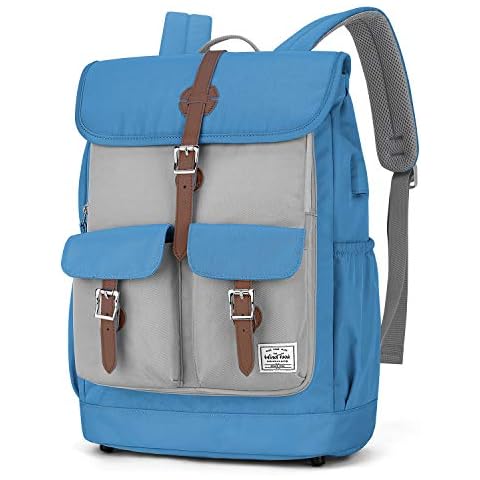 WindTook Mochila Mujer Casual Retro Grande Impermeable Cover