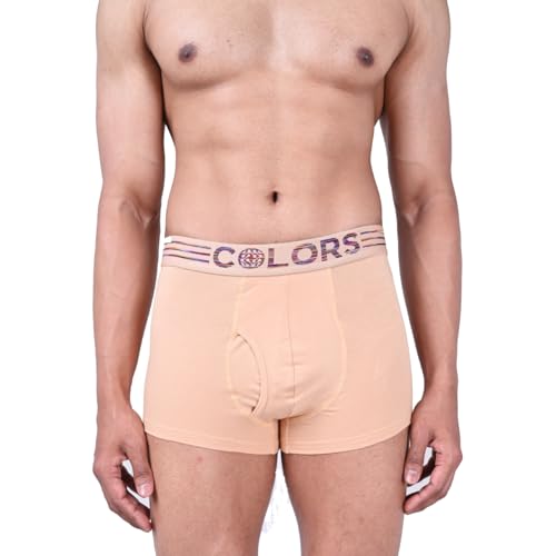 Image of Rupa Colors Solid Trunk for Men, Cotton Blend, Outer Elastic, Regular Fit, Pack of 1