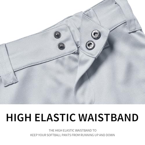 QBK 2T/3T/4T/5T/6T/7T Toddler Boy's Knicker Baseball Pants with Side Piping/Braid3