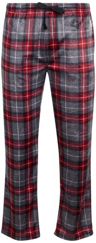 U.s. Polo Assn. Men's Pajama Pants - Ultra Soft Fleece Sleep And Lounge Pants (Size: S-Xl), Size Small, P69-Charcoal Heather #TOP1