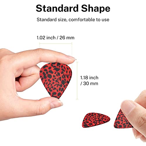 Ensemble de 6 médiators de guitare à motif léopard rouge pour guitare acoustique, guitare électrique, basse, ukulélé… - Les Beatles, Paul McCartney, John Lennon, RIngo Starr, George Harrison Ensemble de 6 médiators de guitare à motif léopard rouge pour guitare acoustique, guitare électrique, basse, ukulélé… – Image 8