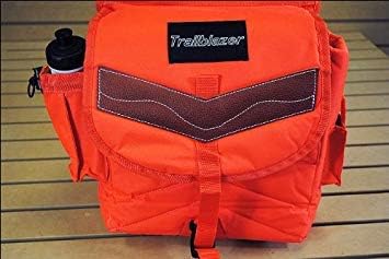 HILASON Orange 600D Poly Deluxe Horse Trail Riding Saddle Bag Pack Water Bottles