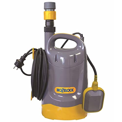 Bomba De Inundación Hozelock 8000 LPH: Ideal Para Vaciar Sótanos, Zanjas Y Estanques (Flotador Automático)