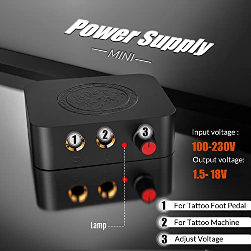 Wormhole Tattoo Kit, Rotary Tattoo Pen For Beginner,Tattoo Machine Kit Professional Complete (Tk615) #TOP3