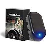 rabuu Diebstahlwarnleuchte for Autos – Kabellose LED-Blitzleuchte Mit Bewegungssensor, Automatische EIN-/Ausschaltung Bei Dunkelheit, Keine Verkabelung Erforderlich