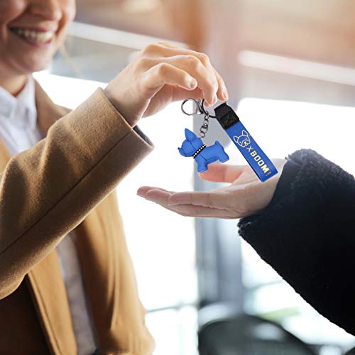 KESYOO 2 Pcs Porta-Chaves de Bulldog FrancÃªs Cartoon Kawaii Mini Fofo AdorÃ¡vel Chaveiro Bolsa de C