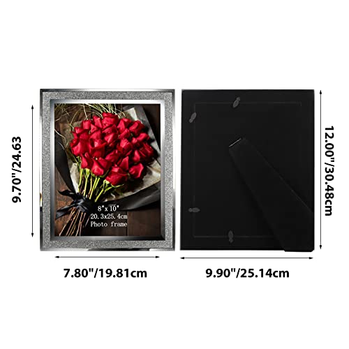 Calenzana 4 Pack 8X10 Picture Frames, Sparkle Glass Photo Frame 8 By 10 Set For Tabletop, Horizontal Or Vertical Display #TOP2