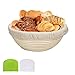 Produktbild Banneton Proofing Basket Set,Proving Basket with with Cloth Liner and Dough Scraper Bread Bowl Proving Basket Round Bread Proofing Basket 8 Inch Round Bread Proofing Proving Basket for Bread and Dough
