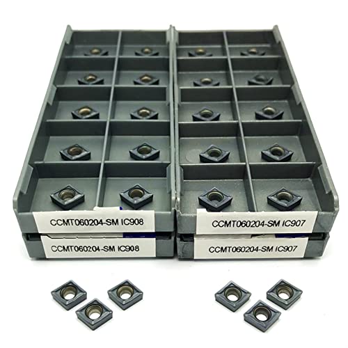 10 Piezas Insertos de Carburo para Torneado Interno CCMT060204 miniatura 3