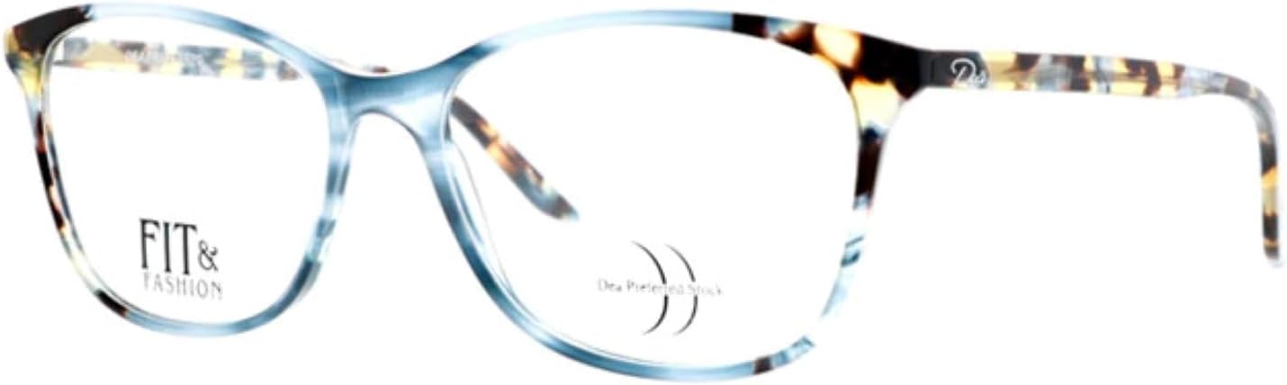 DEA Eyewear Extended Fit & Fashion For Women | Metal | Frame Width 138mm (5.43in) | Frames only, Perscription Not Included |Bari Blue Tort