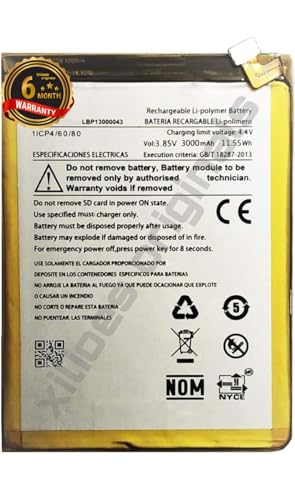 Image of LBP13000043 Battery for Lava Z91 / X10 Battery with 6 Month Warranty**** (T161)