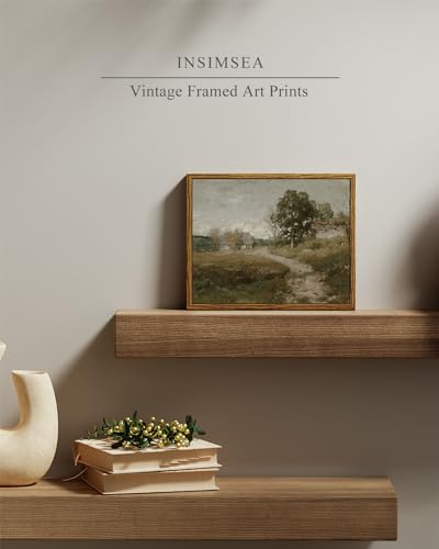 Insimsea JF-8X10-007 Framed Canvas Wall Art Vintage Decor thumb #1