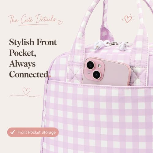 Image of LOVELYWIND Lunch Box for Women Cute Lunch Bags for Women Lunch Tote Bags Reusable Insulated Lunch Box Large Capacity Reusable Insulated Cooler for Work or Travel Gifts or Beach