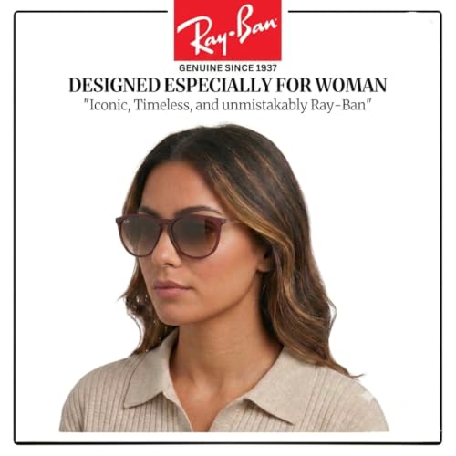 Image of Ray-Ban RB4171 ERIKA CLASSIC Phantos Shaped Sunglasses for Women with Official RAYBAN Eyewear Kit