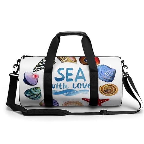 Sac de sport gym animaux marins duffel bag de camping 45x23x23cm