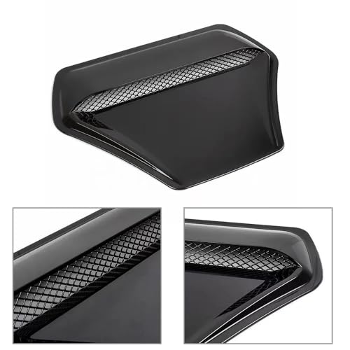 Panneau ventilation capot en fibre de carbone pour look sportif - 3