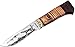 Grand Way Hunting Knife - Decorative Fixed Blade Knife - Classic Stainless Steel Hunting Knife with Wood Handle FB 1022
