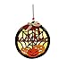 TianWlio Halloween Holzbeleuchtung Dekoration Anhänger Kreative Holzfledermaus Urlaubsatmosphäre LED Dekoration Gestell Für Hängesessel Outdoor (C, One Size)