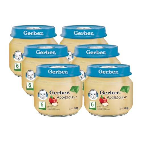 Gerber 1st Foods Applesauce 80g (Pack of 6)