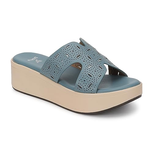 Image of YOHO Comfortable Wedges For Women | Latex Cushioning | Stylish & All Purpose | Vibrant Color | Travel Friendly | Modern Design